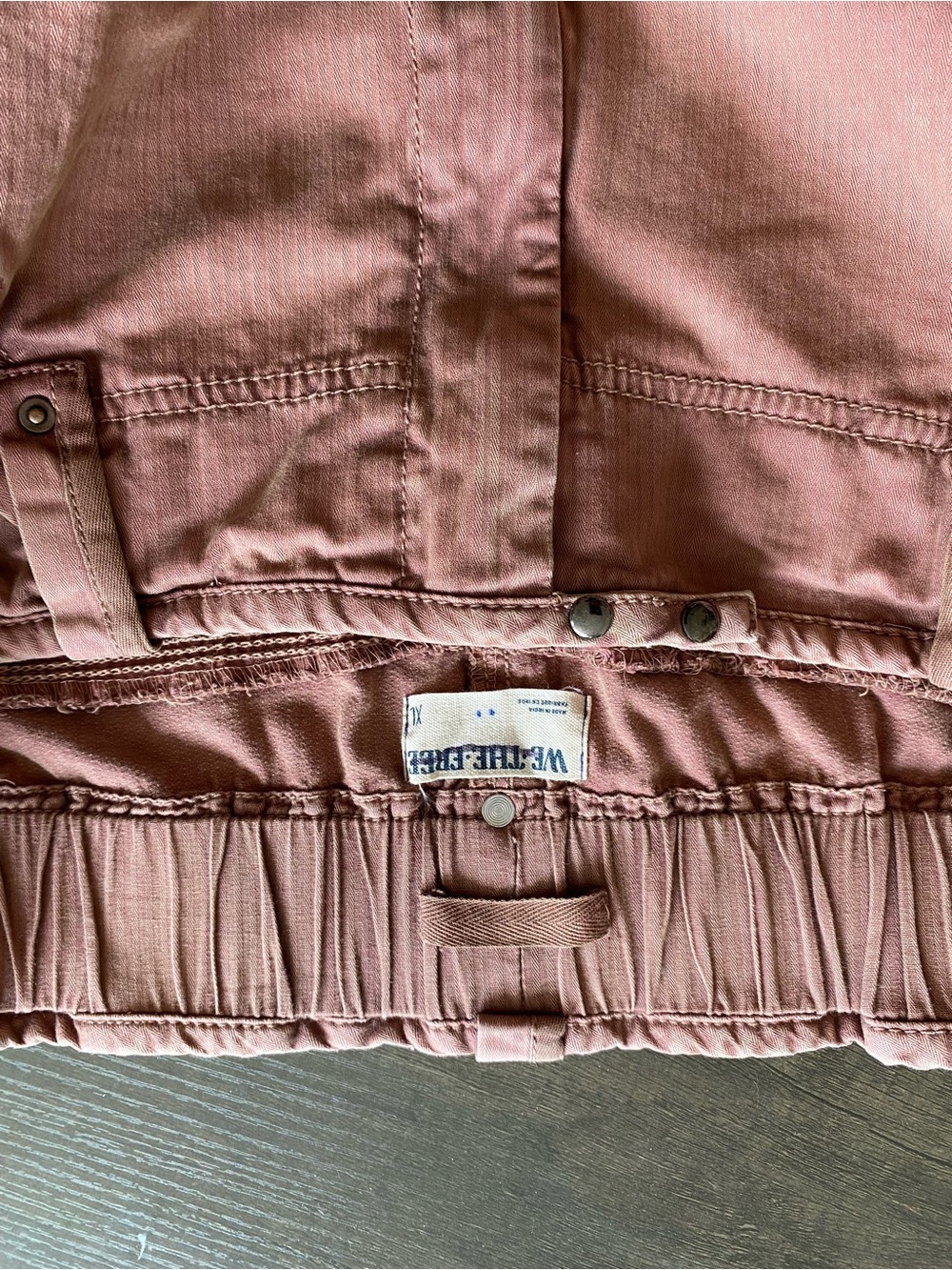 NWOT We The Free Mauve Utility Cargo Pants - these are THE CUTEST PANTS! - Picture 4 of 5